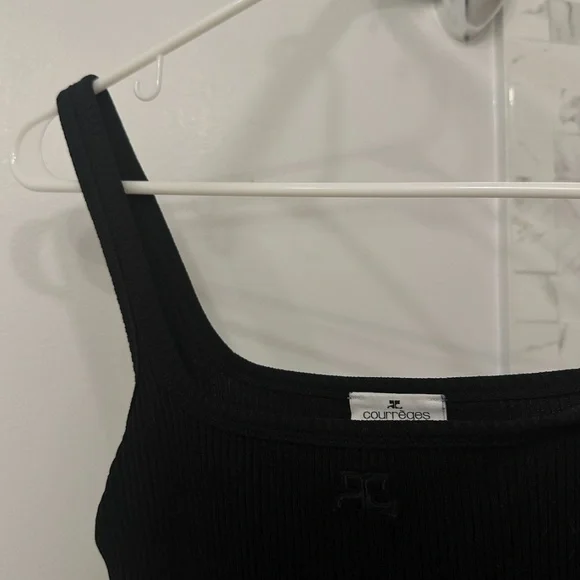 Courreges Leather Strap Tank Top Size S - Picture 6 of 10